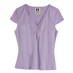 PFS932 Short sleeve V-neck jersey T-shirt Woman PACINO ®
