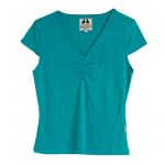 PFS932 Short sleeve V-neck jersey T-shirt Woman PACINO ®