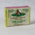 Natural Soap Hemp and Mauve 100g