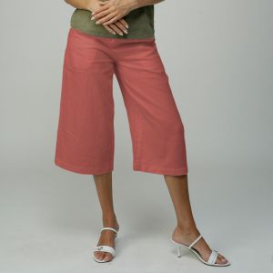 OUM806065 Linen Short Trousers Woman MADNESS OUTLET
