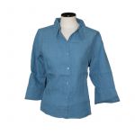 HV07SH001 Camicia a manica lunga 100% canapa Donna HEMP VALLEY OUTLET