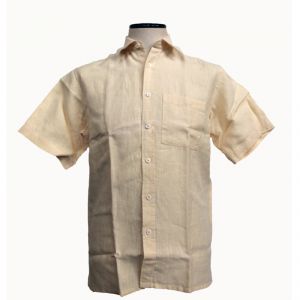HV04SH710 Short sleeve Shirt Man HEMP VALLEY OUTLET