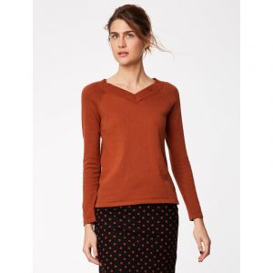T-18WWT3825 Maglione collo a V "Kathleen" Donna THOUGHT OUTLET