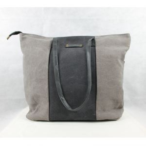 Shopper Bag Cotton with zip HANDMADE
