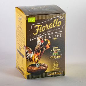 Caffe e Canapa FIORELLO Caffe ® Bio - Pods 10 pz. ground coffee & hemp 75g