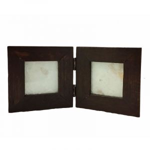 Quadretti portafoto in legno di teak 18x18 HANDMADE