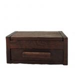 Teak Wooden large jewel case 18x8x8,5 HANDMADE