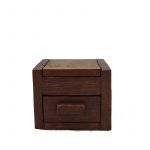 Teak Wooden small jewel case 10x8x8,5 HANDMADE