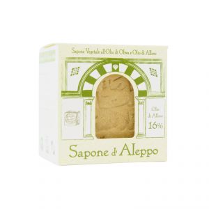 Sapone di Aleppo Con Olio d' Oliva e Olio di Alloro 16% TEA NATURA 